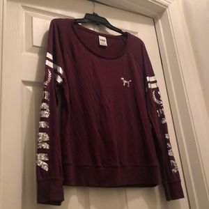 3/$15 Burgundy Victoria’s Secret long sleeve
